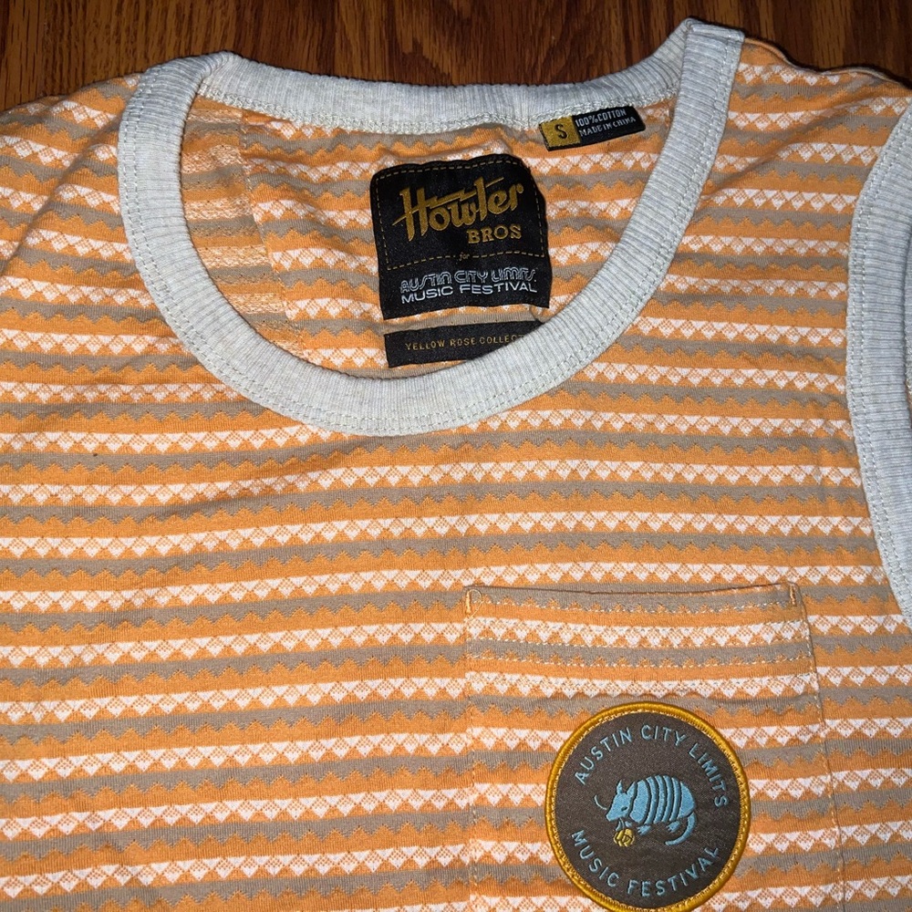 Howler Tank Top Austin City Limits
AC Music Festival Women's
Orange Striped (S)